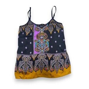 Express Boho Paisley Print Camisole Top Size Small